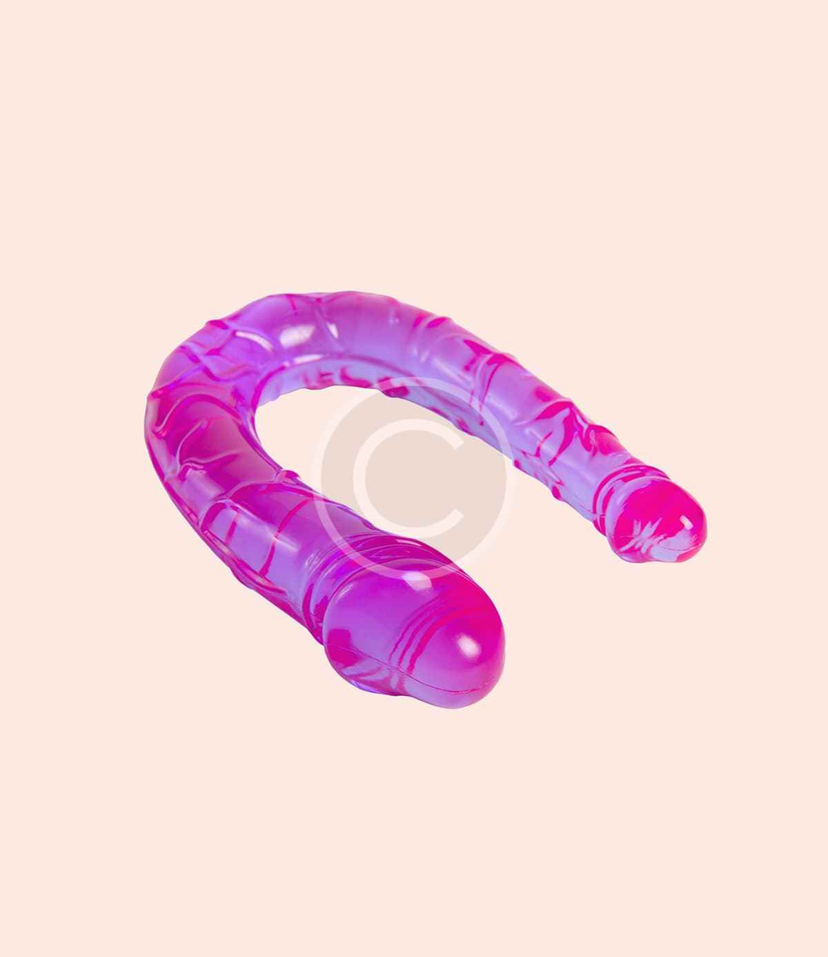 Double-ended jelly dildo