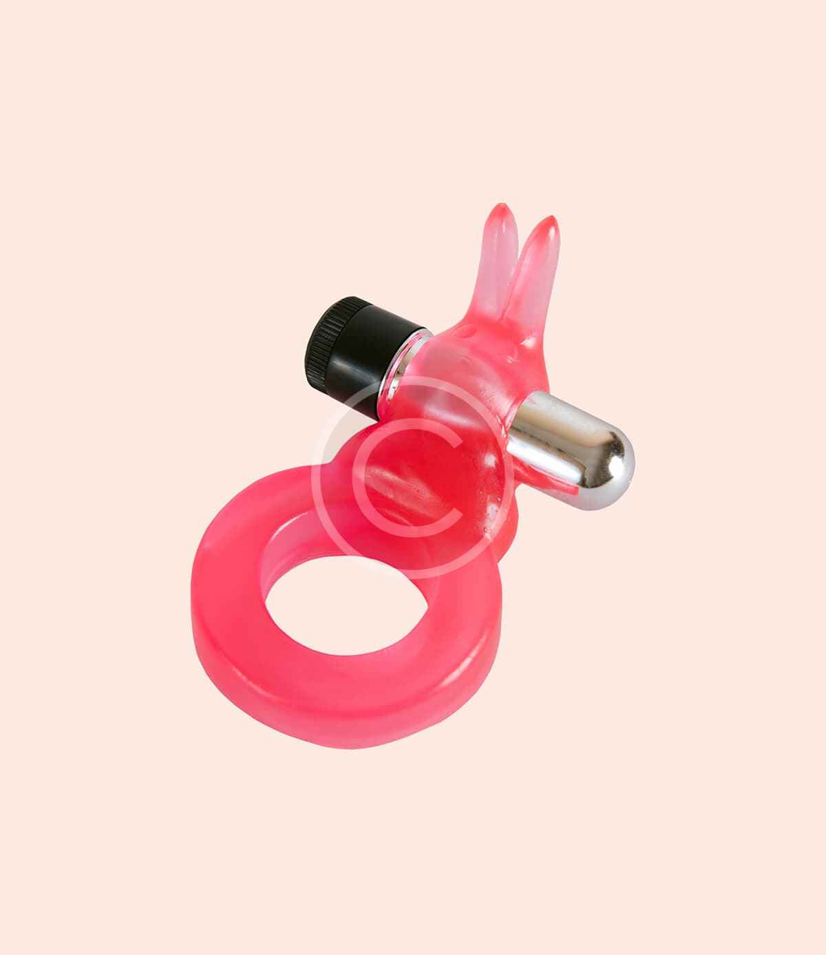 Vibrating bunny ring